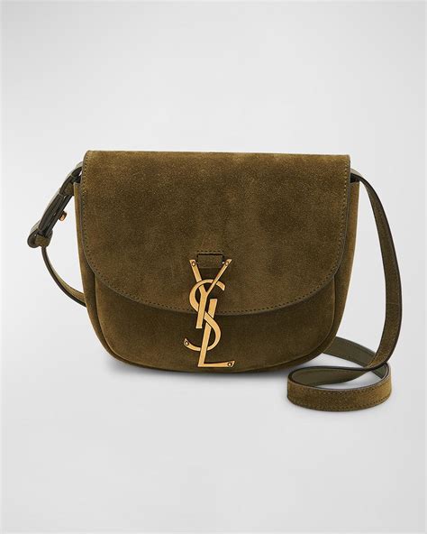 ysl bag green|YSL green suede bag.